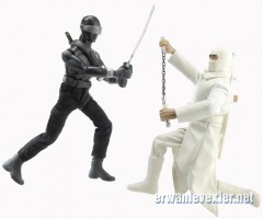 Figurines 12'' de Snake Eyes et Storm Shadow version GI Joe le film de 2009