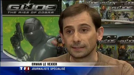 Erwan Le Vexier sur TF1 au JT de 20h le 2 août 2009